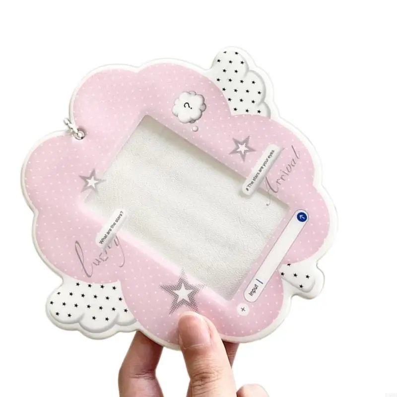 D5BB 3 pulgadas cubierta tarjeta 3 pulgadas con carcasa tarjeta crédito del llavero Manga protectora