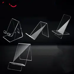 Soporte Acrílico Transparente para Móvil – Base Escritorio Sobremesa