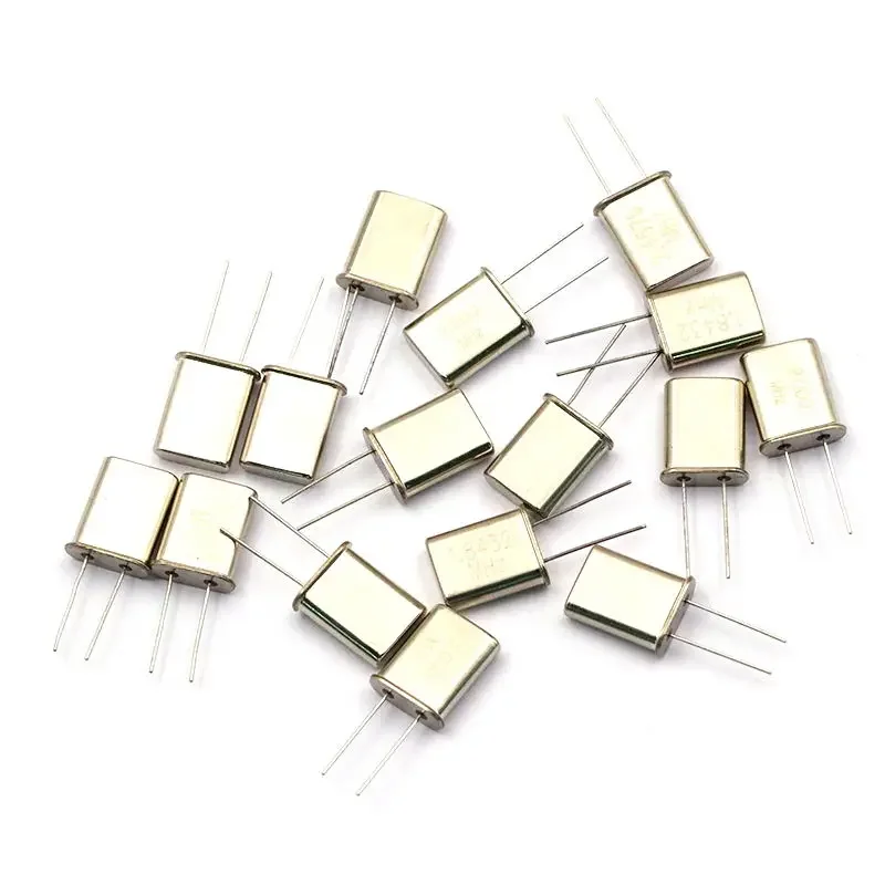 5 uds HC-49U resonador de cristal de cuarzo oscilador pasivo 49U DIP-2P 2MHz 4MHz 6MHz 8MHz 9MHz 10MHz 12MHz 16MHz 27MHz - imagen 5