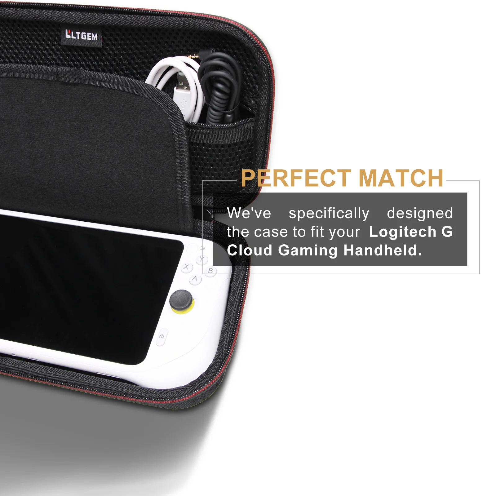 Estuche rígido LTGEM Eva para consola de juegos portátil Logitech G Cloud, bolsa de almacenamiento (¡solo estuche!) - imagen 5