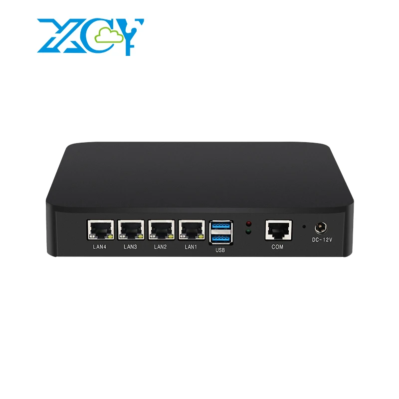 Mini PC Intel Celeron J6412 J4125 procesador 4x 2,5G Ethernet 2x ranuras SIM compatible con WiFi 4G 5G LTE Pfsense Opnsense Win10/11 Linux