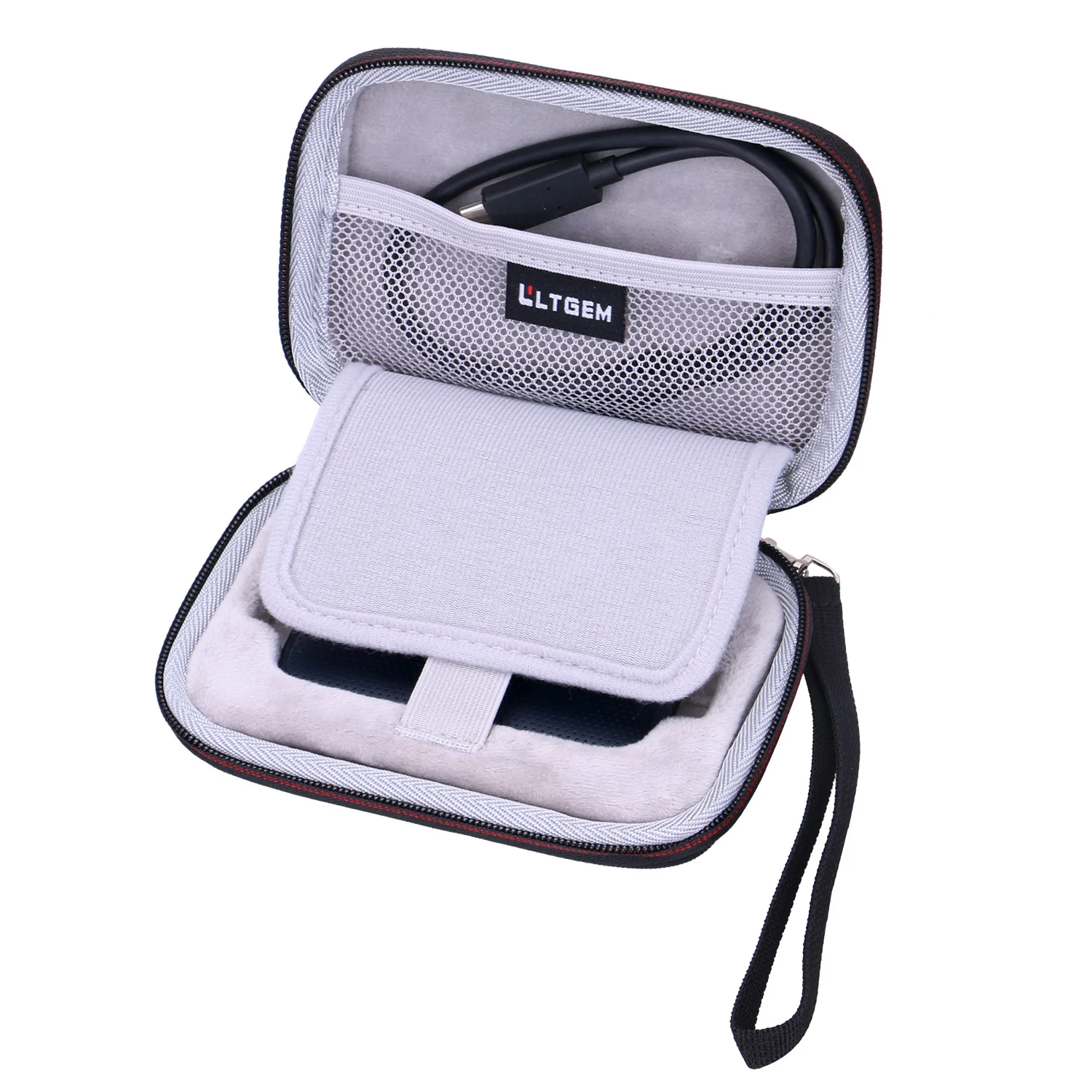 Funda SSD portátil para SanDisk Extreme 250GB SSD portátil SDSSDE60 bolsa de transporte de almacenamiento para accesorios de disco duro (solo bolsa) - imagen 5