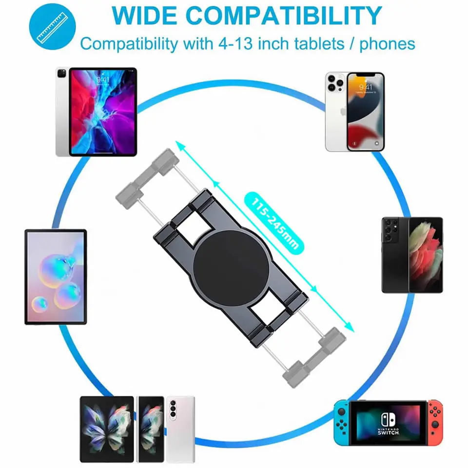 Soporte Tablet Manillar Moto Bici – Compatible iPad y Smartphones - imagen 5