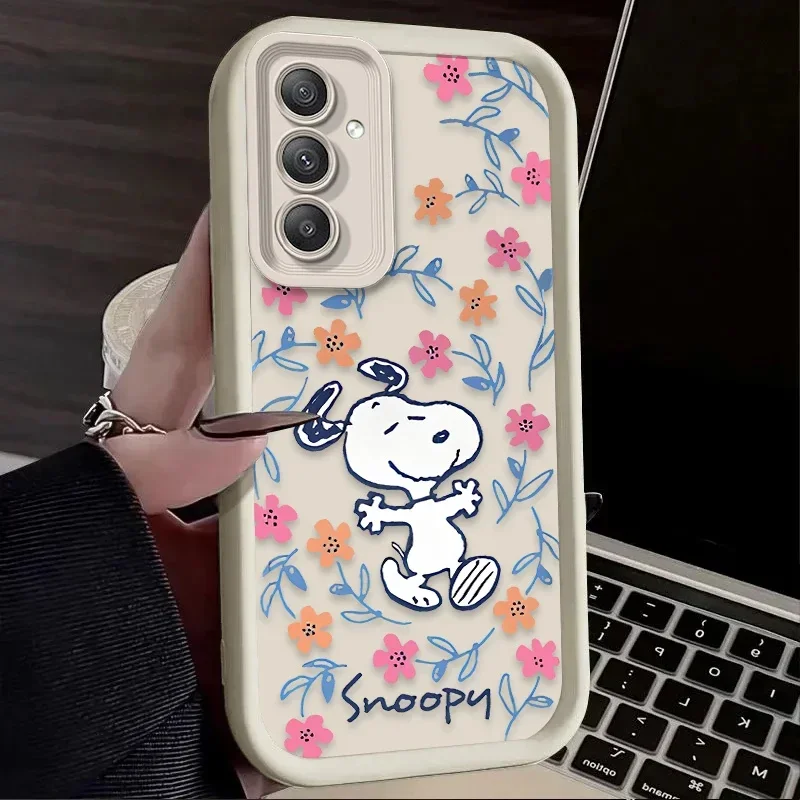 Funda de teléfono de silicona suave con bonito diseño de Snoopy para Oneplus 12 12R 11 11R 10R 8T One Plus NORD CE 2 3 4 LITE 5G, funda a prueba de golpes - imagen 5