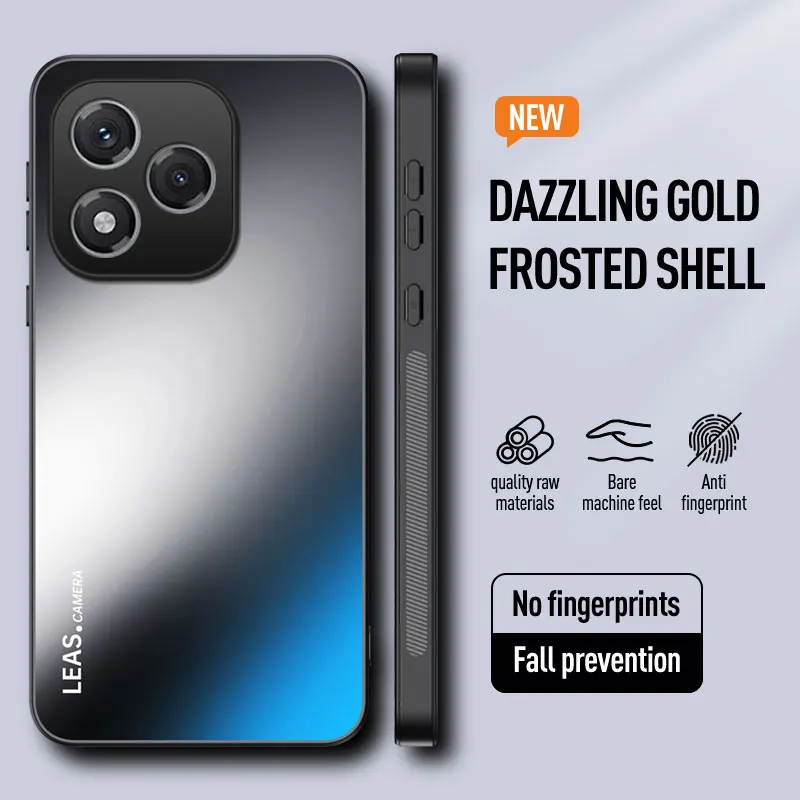 Para Honor 400 Lite Funda moda AG esmerilado TPU contraportada para Honor 400 Lite Simple a prueba de golpes parachoques Honor400Lite Funda - imagen 2