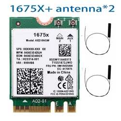 Killer 1675X - Tarjeta Wi-Fi 6E AX210 con Bluetooth 5.2