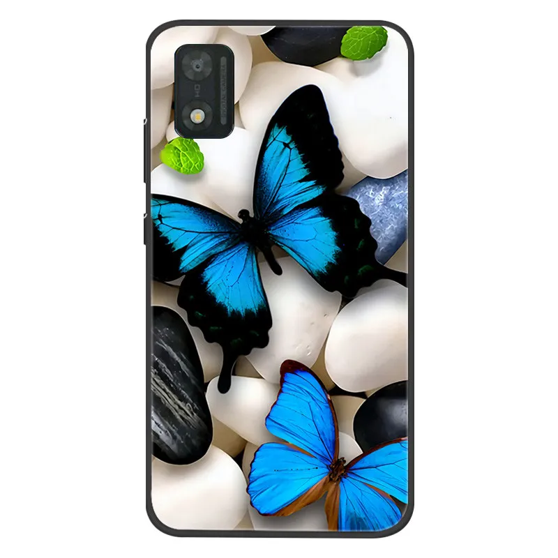 Funda negra de silicona suave para teléfono, carcasa protectora completa A prueba de golpes para ItelA17, ItelA17 - imagen 3