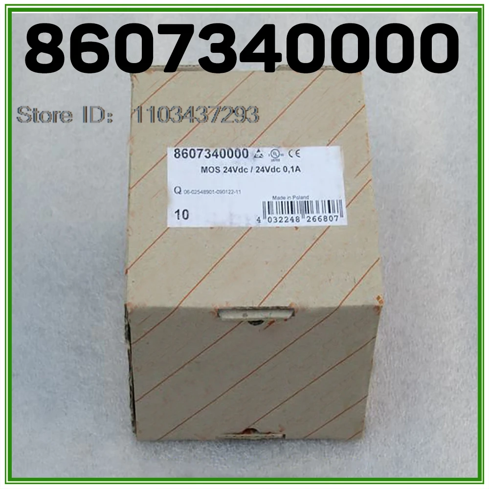 8607340000   Para relé Weidmuller MOS 24Vdc/24Vdc 0.1A