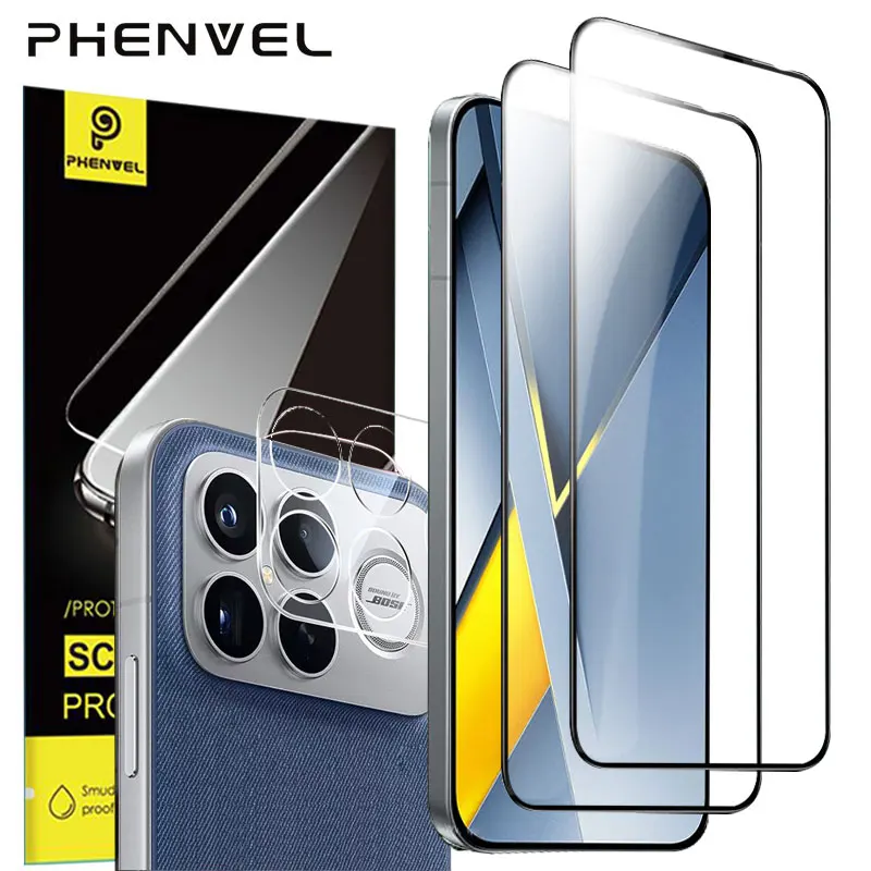 Vidrio Protector oleofóbico para Xiaomi POCO F8 Ultra Protector de pantalla de vidrio templado antiexplosión para POCO F8 Pro F8ultra