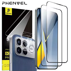 Vidrio Protector oleofóbico para Xiaomi POCO F8 Ultra Protector de pantalla de vidrio templado antiexplosión para POCO F8 Pro F8ultra