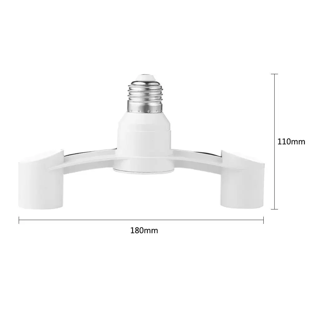 1 Uds. Portalámparas de bombilla LED E27 85-285V 2 cabezales E27 Base divisor de enchufe lámpara LED adaptador de bombilla convertidor de soporte - imagen 2