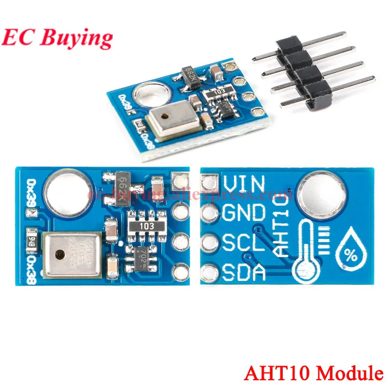 20 piezas/1 unidad AHT10 AHT20 AHT30 Módulo de medición de Sensor Digital de temperatura y humedad alta precisión I2C reemplazar DHT11 SHT20 AM2302 - imagen 3