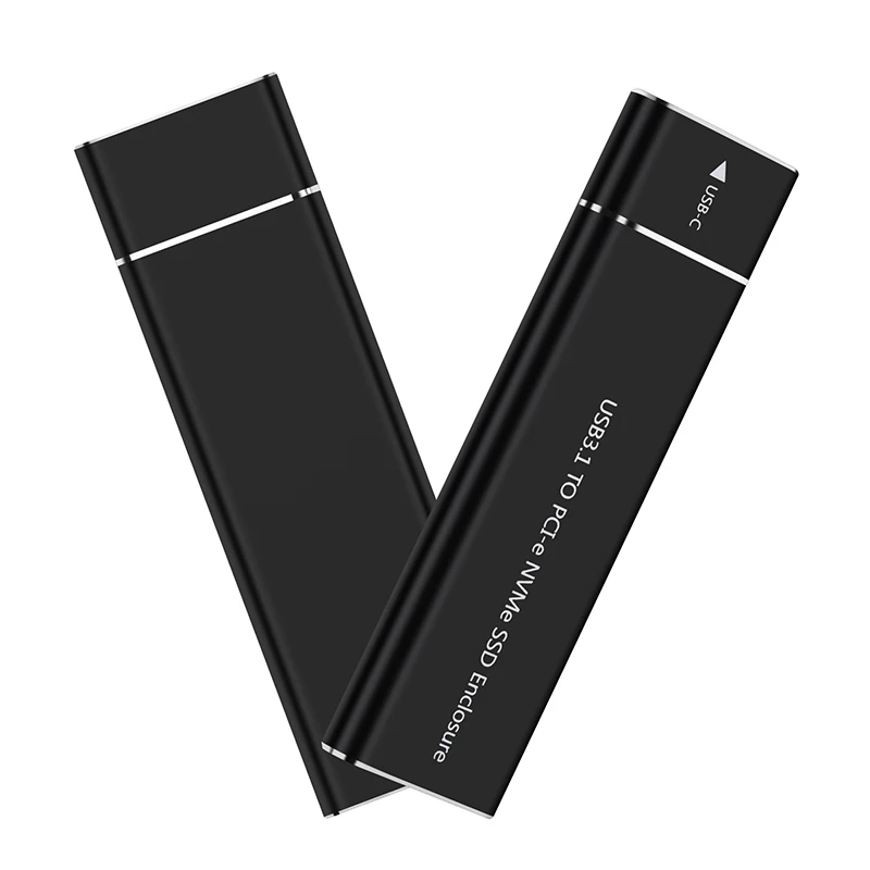 Nuevo adaptador de carcasa NVME SSD USB 3,2 Gen2 a M.2 NVMe PCIe caja externa caja de aluminio 10Gb para 2230/2242/2260/2280 M2 NVMe SSD