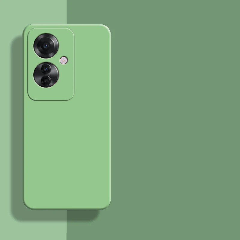 Para OPPO Reno11 F 5G funda para OPPO Reno11 F cubierta 6,7 pulgadas Original goma de silicona líquida parachoques a prueba de golpes para Reno11 F 5G - imagen 5