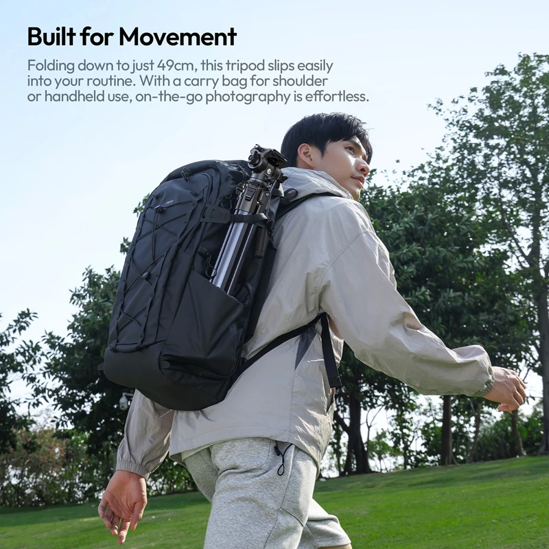 Ulanzi OMBRA Video II Traje de trípode de viaje para Arca F38 de liberación rápida con bolsa de transporte para fotografía Cámara Vlog al aire libre Shots - imagen 4