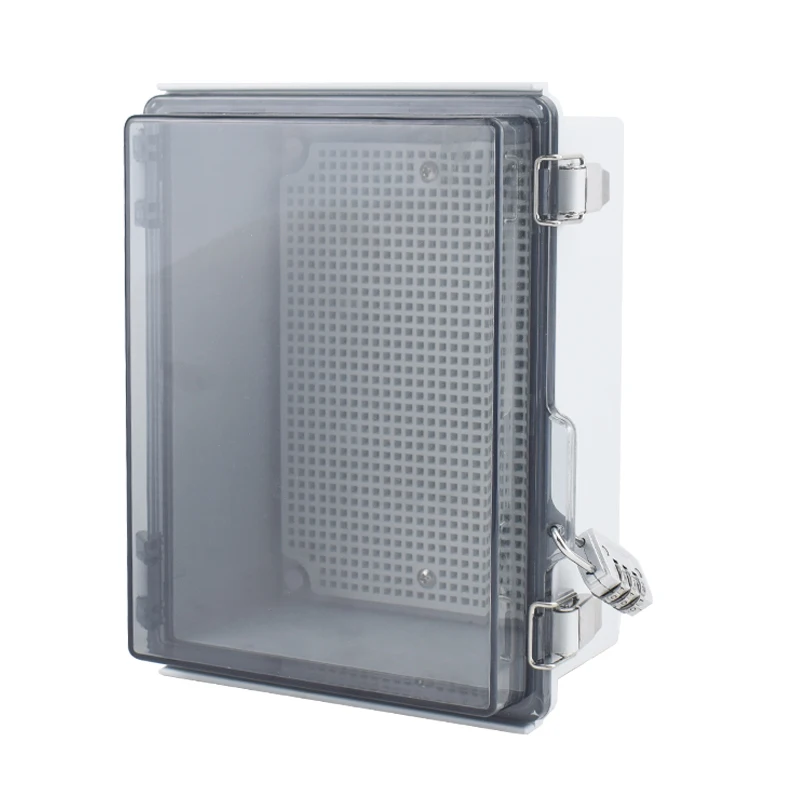 Caja de plástico ABS para distribución de energía al aire libre, cubierta transparente a prueba de agua IP67, estuche para instrumentos electrónicos - imagen 4