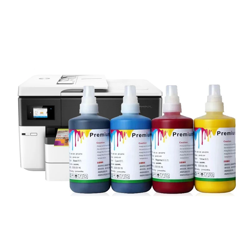952 953XL 954 955 recarga de tinta de tinte CISS 100ml 500ml Compatible para HP OfficeJet Pro 7720 7740 8710 8715 8720 8730 8740 8210 - imagen 2