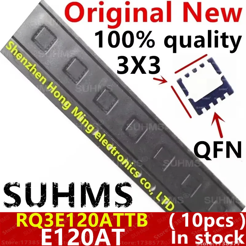 (10 piezas) 100% nuevo RQ3E120ATTB RQ3E120AT E120AT QFN-8