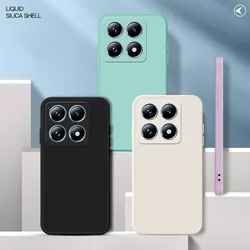 Xiaomi 14T Pro – Funda de Silicona Líquida con Protección de Cámara