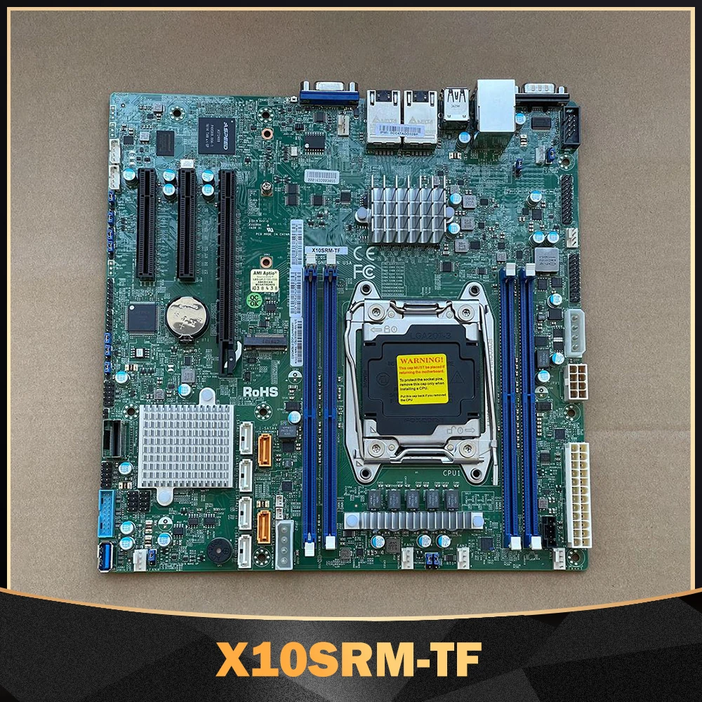 Enchufe único R3 LGA 2011 compatible con procesador Xeon E5-2600 v4 zes/v3 y E5-1600 v4 zes/v3 familia para Supermicro X10SRM-TF - imagen 2