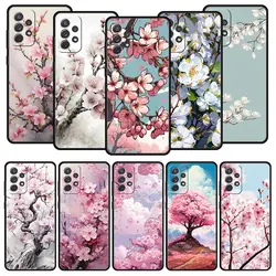 Funda Samsung Galaxy A – Diseño Floral Cerezo Antigolpes