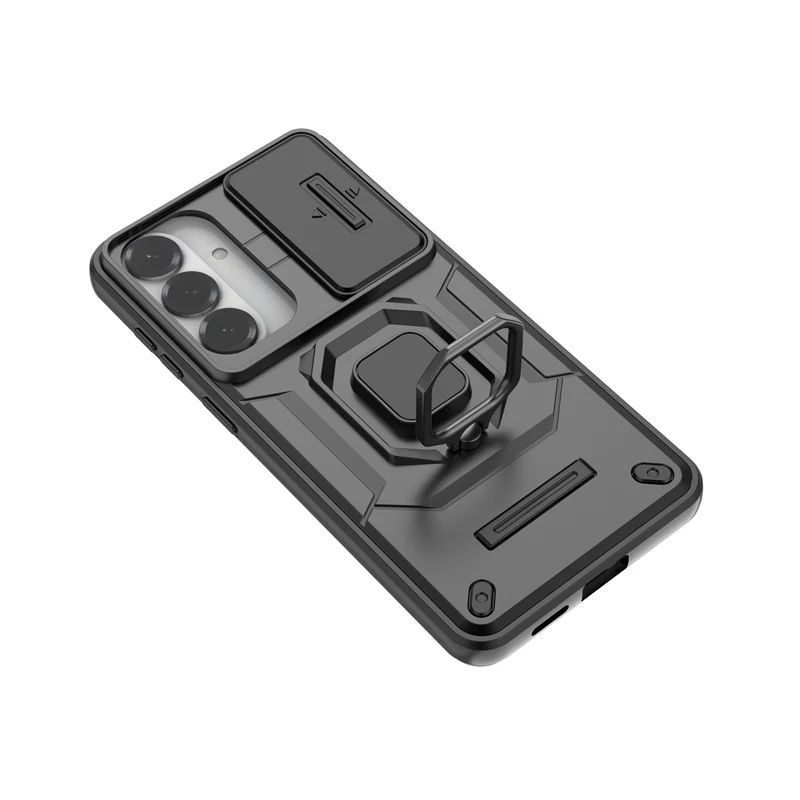 Funda de teléfono con soporte de anillo para Samsung Galaxy S26 Plus 5G, Funda trasera para Samsung Galaxy S26 Edge con ventana corredera чехол - imagen 5