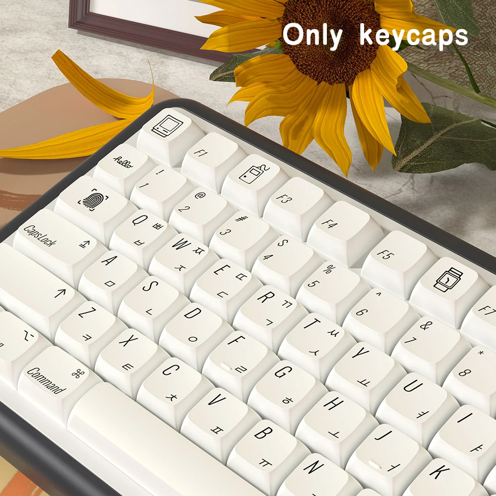 Teclas PBT de perfil XDA para Apple ISO MAC, teclas brasileñas coreanas, japonesas, rusas, españoles y francesas para teclado mecánico GK61 - imagen 3