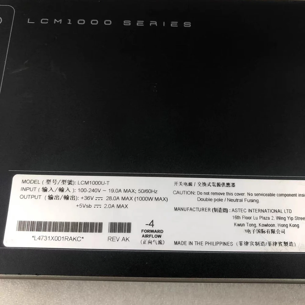 Para fuente de alimentación conmutada ARTESYN 32-40VDC LCM1000U-T 36V28A5V2A1000W - imagen 5