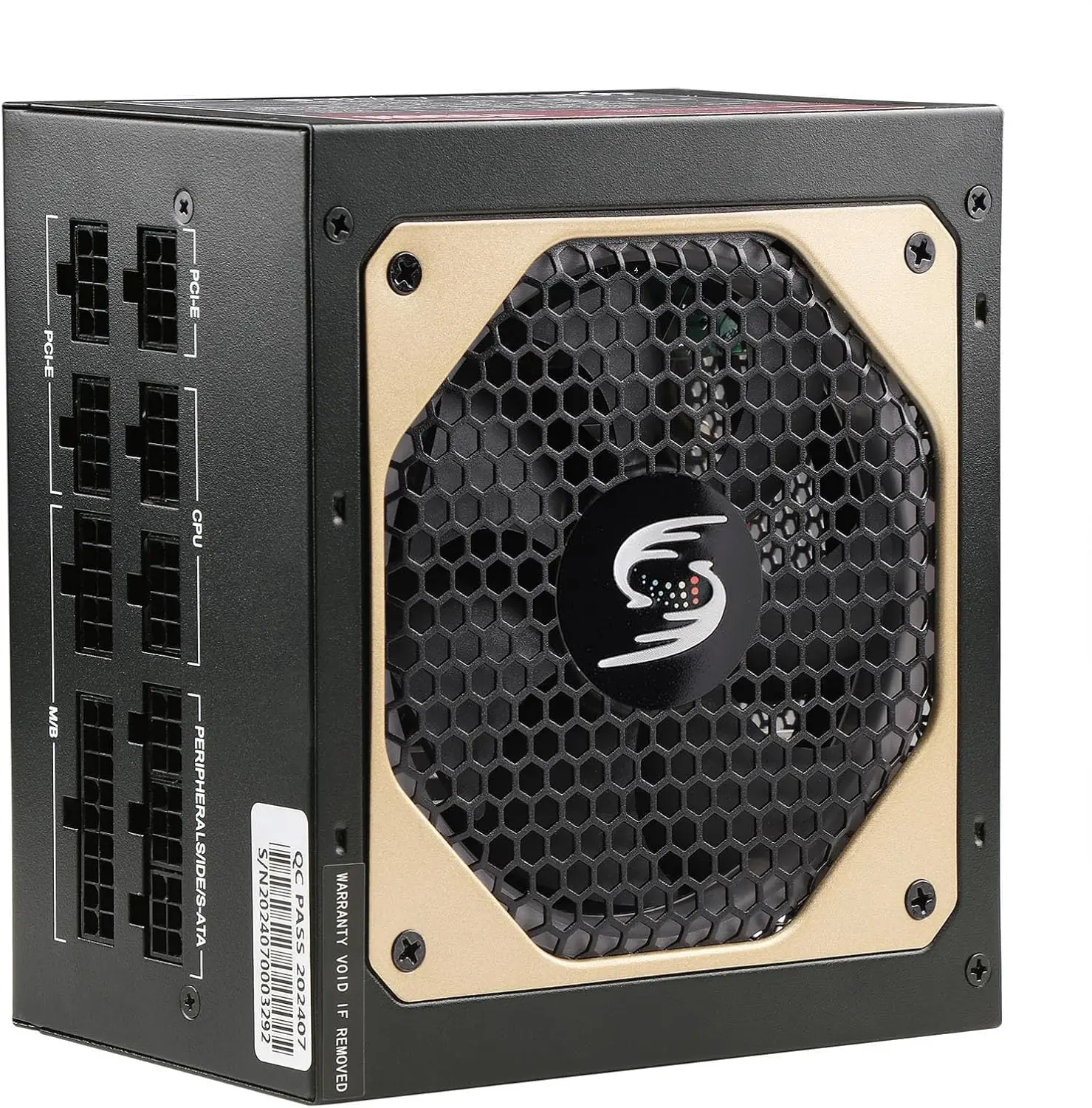 Fuente de alimentación ATX, fuente de alimentación para ordenador ARGB totalmente Modular de 750W con ventilador FDB de 120mm, potencia principal de 20 + 4 pines, voltaje completo 110/220V - imagen 3