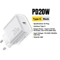 20W White EU Plug