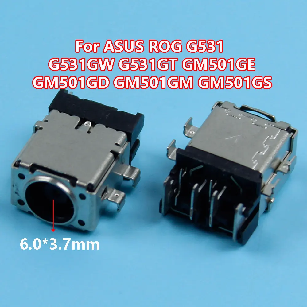 Toma de corriente CC para ordenador portátil, conector de puerto de carga para ASUS G531GW, G531GT, GM501GE, GM501GD, GM501GM/GS