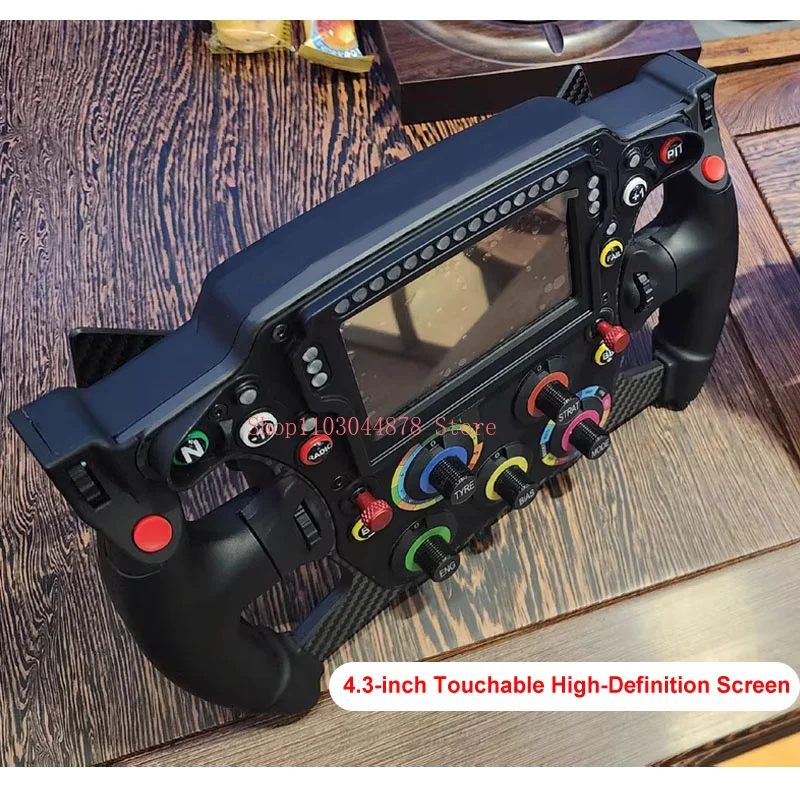 Volante de juego Simracing USB para PC con pantalla táctil de alta definición de 4,0/4,3 pulgadas para Logitech Thrustmaster MOZA SIMAGIC - imagen 4