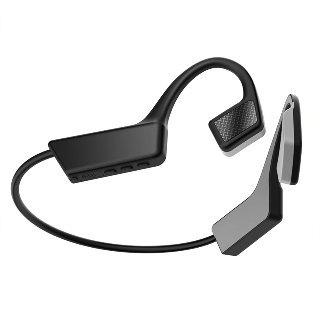 Auricular de conducción ósea, inalámbrico, compatible con Bluetooth 5 0, recargable, para ciclismo, correr, conducir, deporte, Rojo - imagen 2
