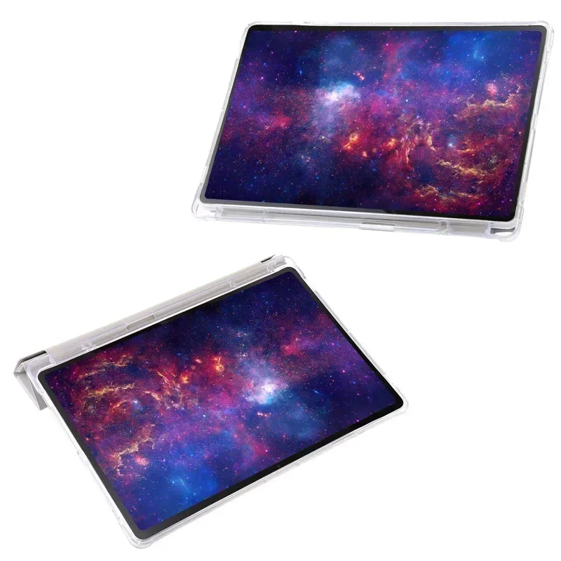 Para Samsung Tab S10 FE Plus funda de 13,1 "acrílico soporte plegable funda inteligente para Galaxy Tab S10 FE + funda con soporte para bolígrafo S - imagen 5