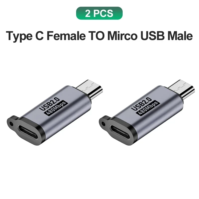 2x C to MicroUSB