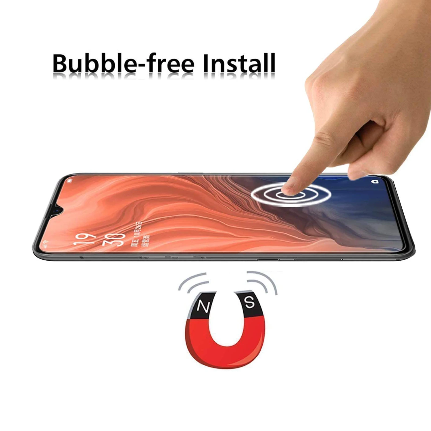 Vidrio protector de pantalla 9H para OPPO Reno 3 2/4 Uds película de vidrio templado HD - imagen 4
