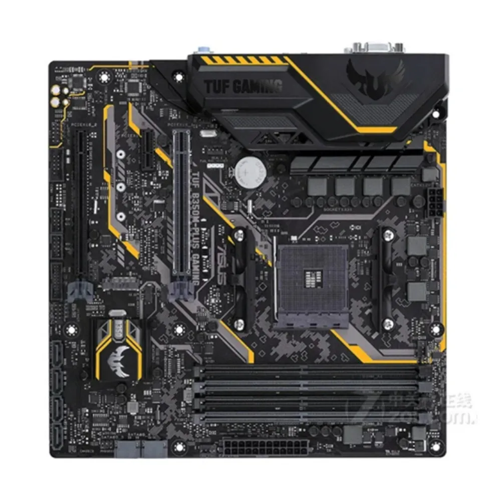 Placa base para juegos ASUS TUF B350M-PLUS compatible con Ryzen 5 5600G R7 5700X 5800X3D R9 5900 5950X CPU DDR4 3200MHz NVME M.2 USB 3,1 - imagen 3
