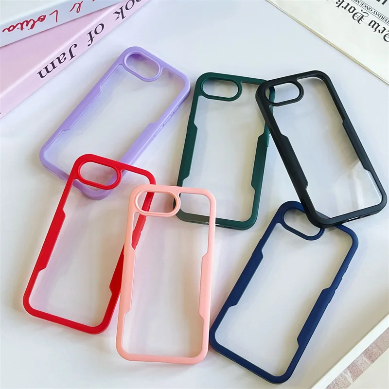 Funda para iPhone 16E de doble cara 360 de cobertura completa TPU PC cubierta transparente anticaída para iPhone 16E parachoques a prueba de golpes - imagen 4