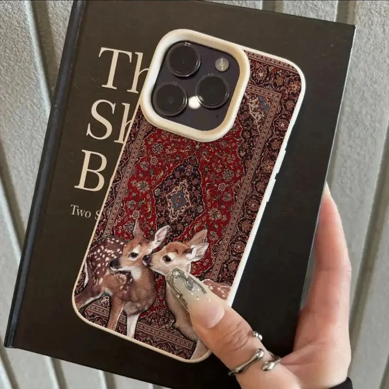 Funda de teléfono con diseño de silicona Vintage Deer Lichee para Xiaomi Poco F7 F6 F5 X7 X6 X5 M6 Pro 4G, funda trasera de parachoques a prueba de golpes - imagen 5