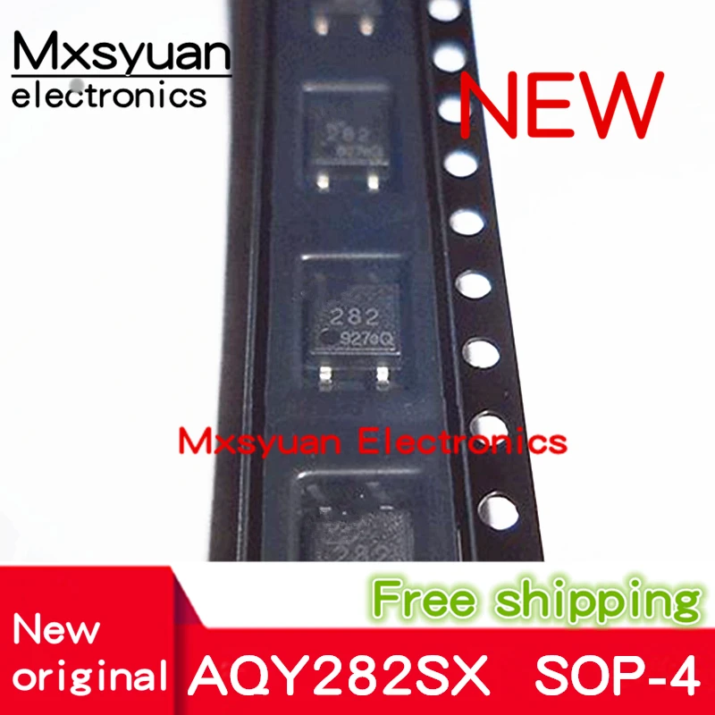 10 unids/lote AQY282SX AQY282S AQY282 282 SOP-4 nuevo original en stock