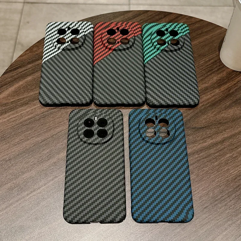 Para Honor Magic 7 Pro funda ultrafina de fibra de carbono con patrón de rayas textura mate cubierta de luz dura - imagen 5
