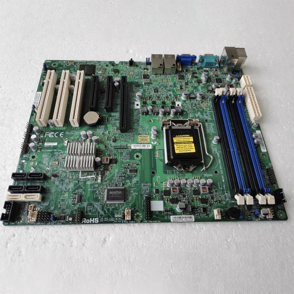 Placa base Xeon de segunda y tercera generación serie E3-1200 V1/V2 LGA1155 DDR3 X9SCA-F - imagen 4