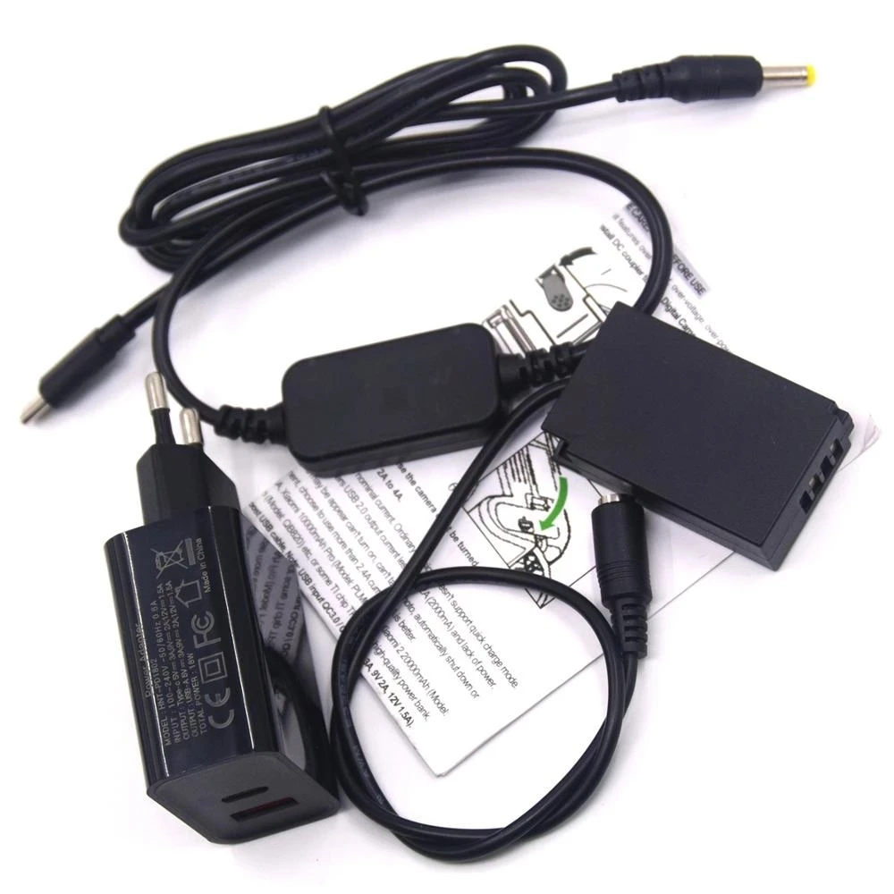 Acoplador de EP-5C EP5C DC, batería ficticia de EN-EL20, Cable de Banco de energía USB tipo C, adaptador de cargador PD para Nikon 1J1 1J2 1J3 1S1 1AW1 V3 - imagen 4