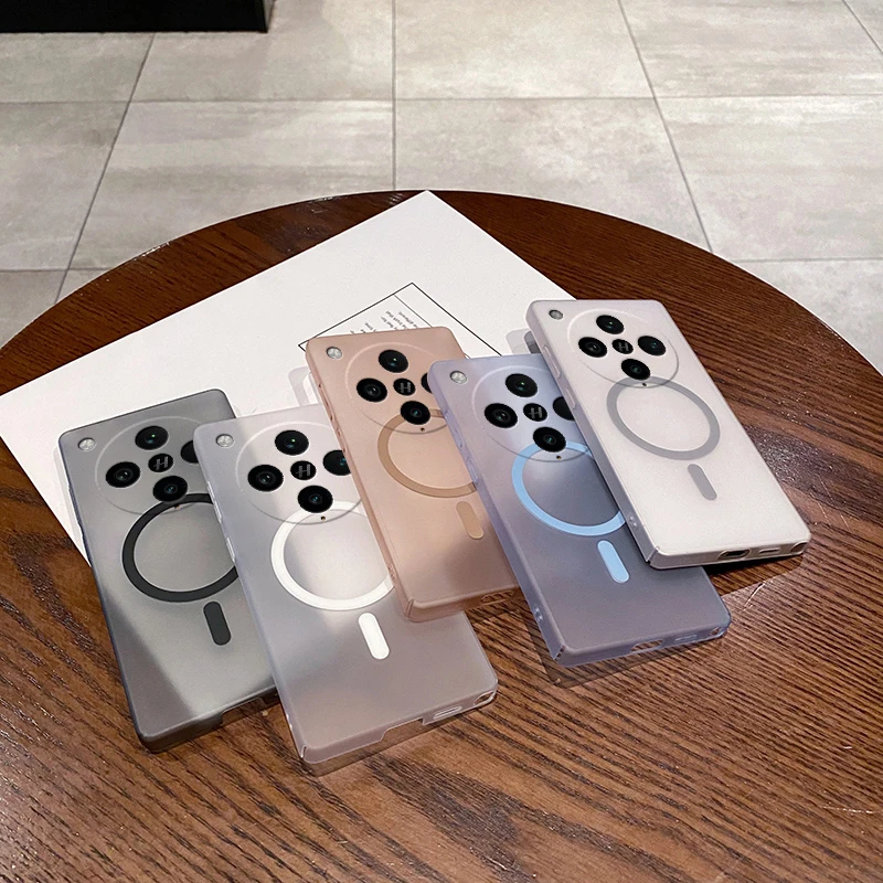 Para OPPO Find X8 Pro funda dura de PC carga inalámbrica magnética funda protectora trasera delgada para Find X8 X6 Pro X7 Ultra carcasa de teléfono