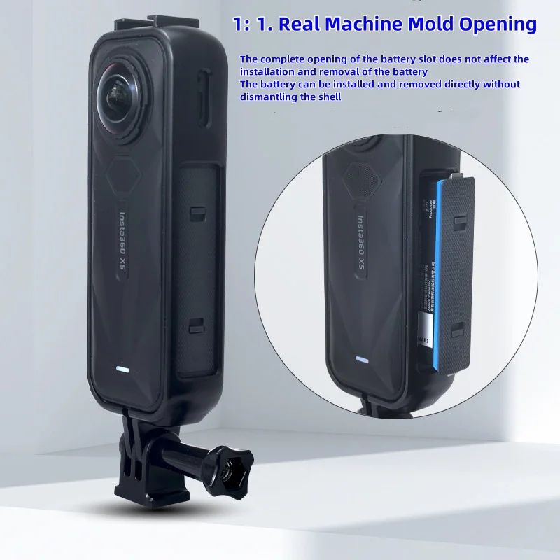 Marco de disparos horizontales y verticales, carcasa resistente a caídas, funda protectora para accesorios de cámara panorámica Insta360 X5