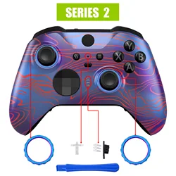 eXtremeRate Funda Xbox One Elite Series 2 – Diseño Damasco