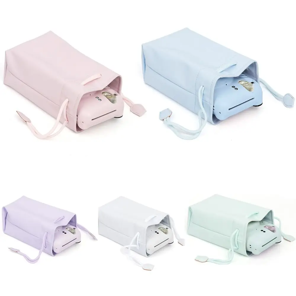 Funda de almacenamiento portátil Universal para cámara instantánea, bolsa impermeable con cordón para exteriores, para Instax Mini 12/11/9/8/90/EVO/Liplay