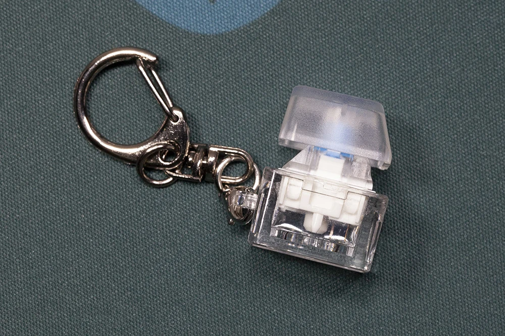 Llavero probador de interruptor para juegos, Teclado mecánico con llavero transparente o blanco, interruptor para ayudar a relajar a las personas - imagen 5