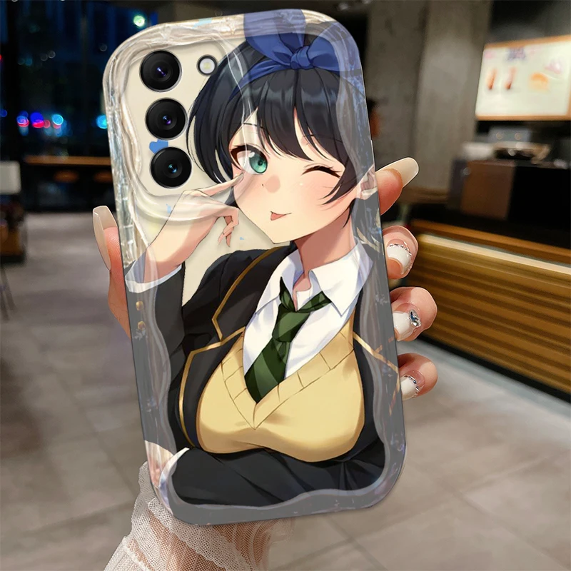 Funda de novia para S21 S23 S24 Ultra Plus FE A55 A35 A25 A05S A54 A53 A52 A33 A32 Wave, funda de teléfono - imagen 3