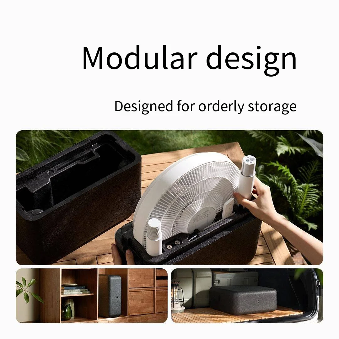 Xiaomi-ventilador de suelo inteligente Mijia DC, ventilador de pie inalámbrico con control remoto, circulador de aire de poco ruido con aplicación Mi Home - imagen 5